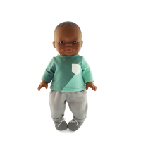 Trui oud groen/ mintgroen